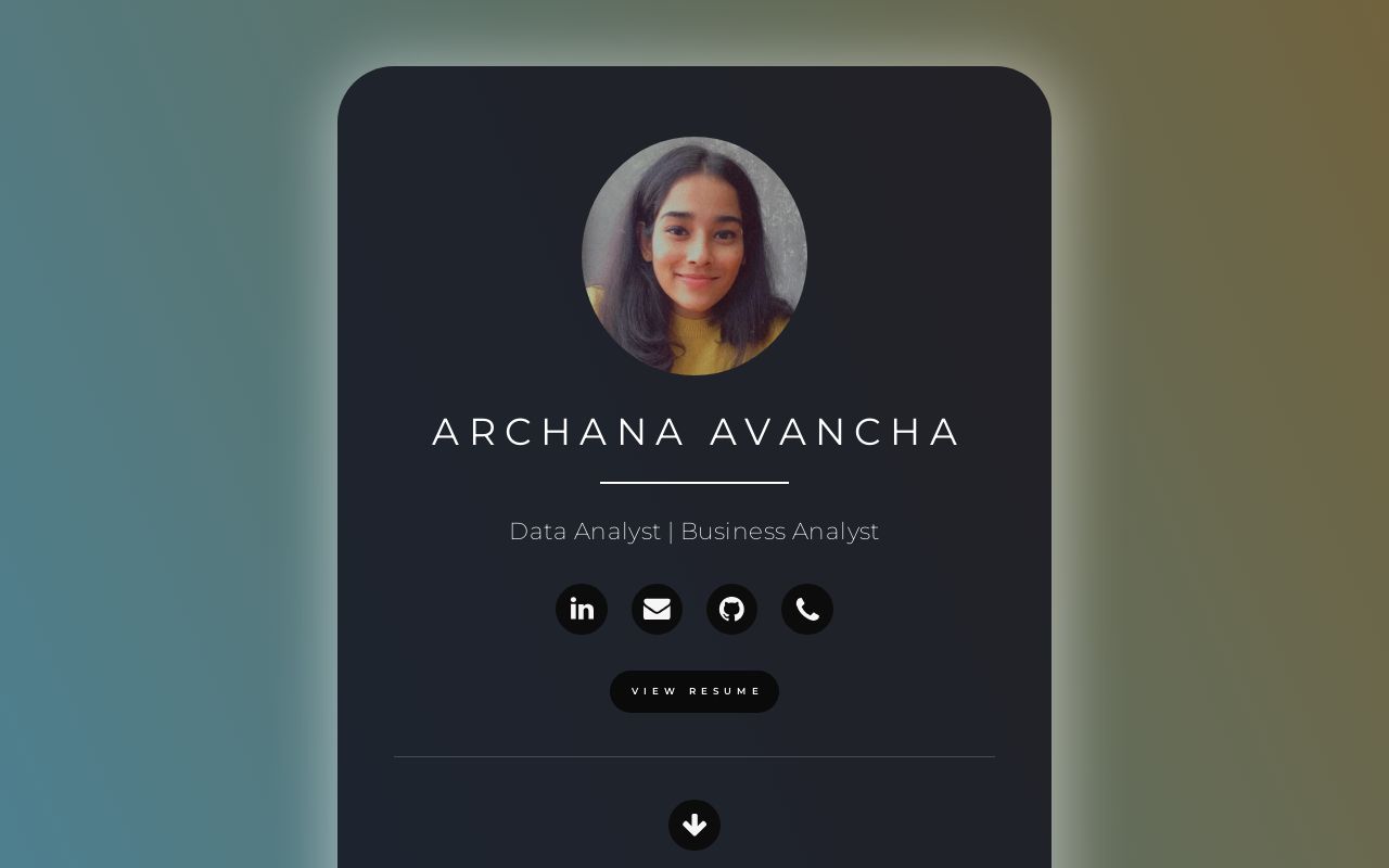 Archana Avancha Data Analyst Archana avancha data analyst